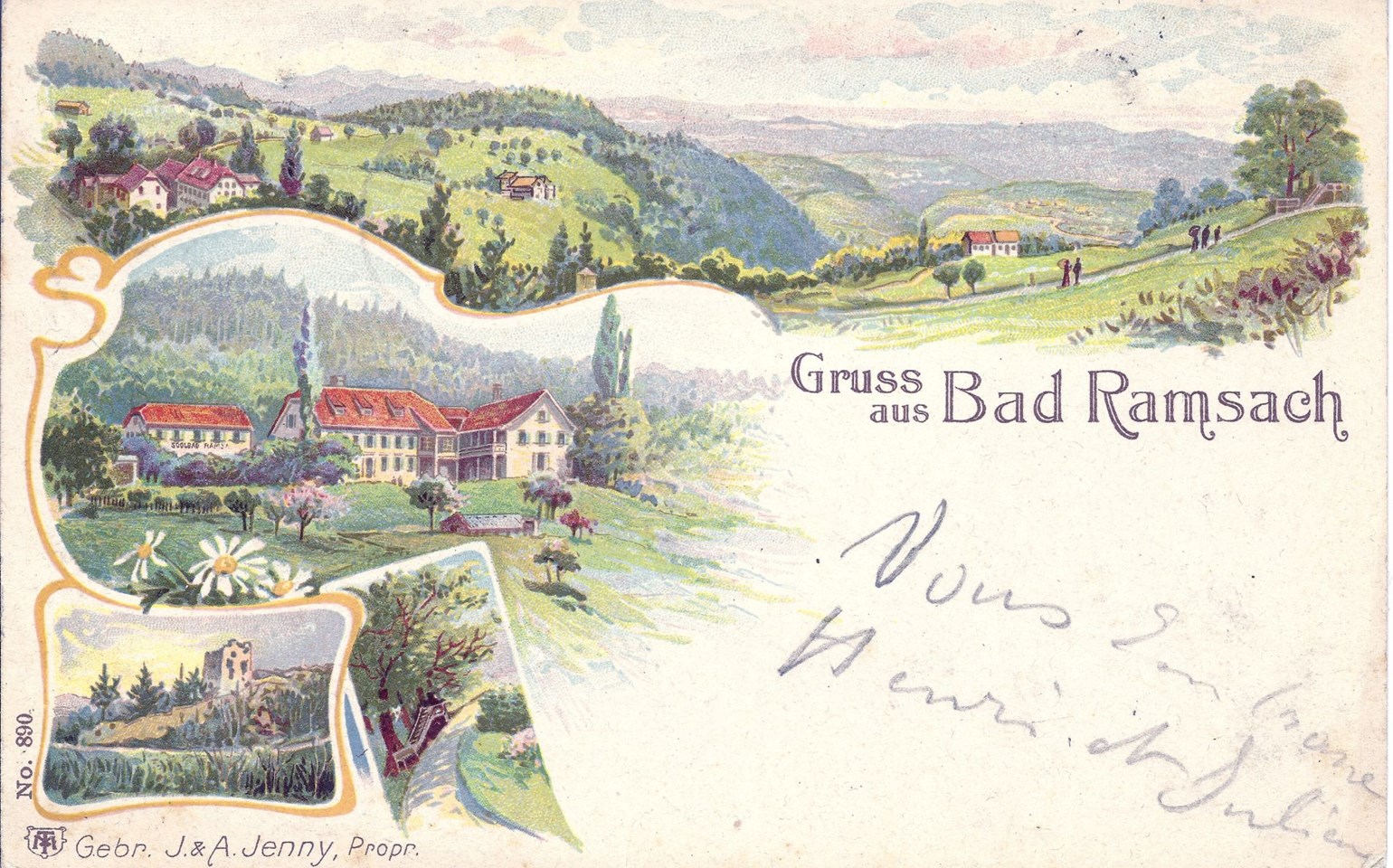 Historical Picture of Bad Ramsach Quellhotel Läufelfingen