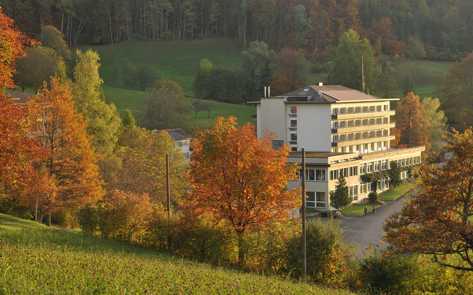 Historisches Bild des Bad Ramsach Quellhotel Läufelfingen