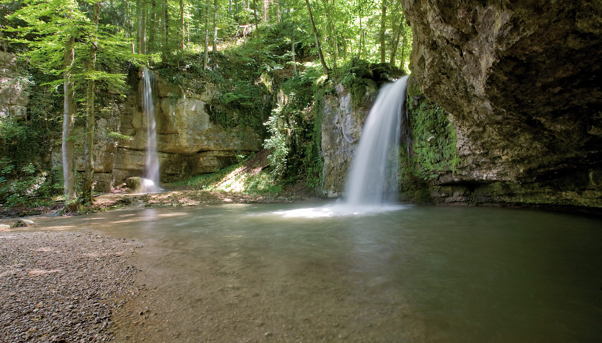 Mineral spring at Bad Ramsach Quellhotel Läufelfingen